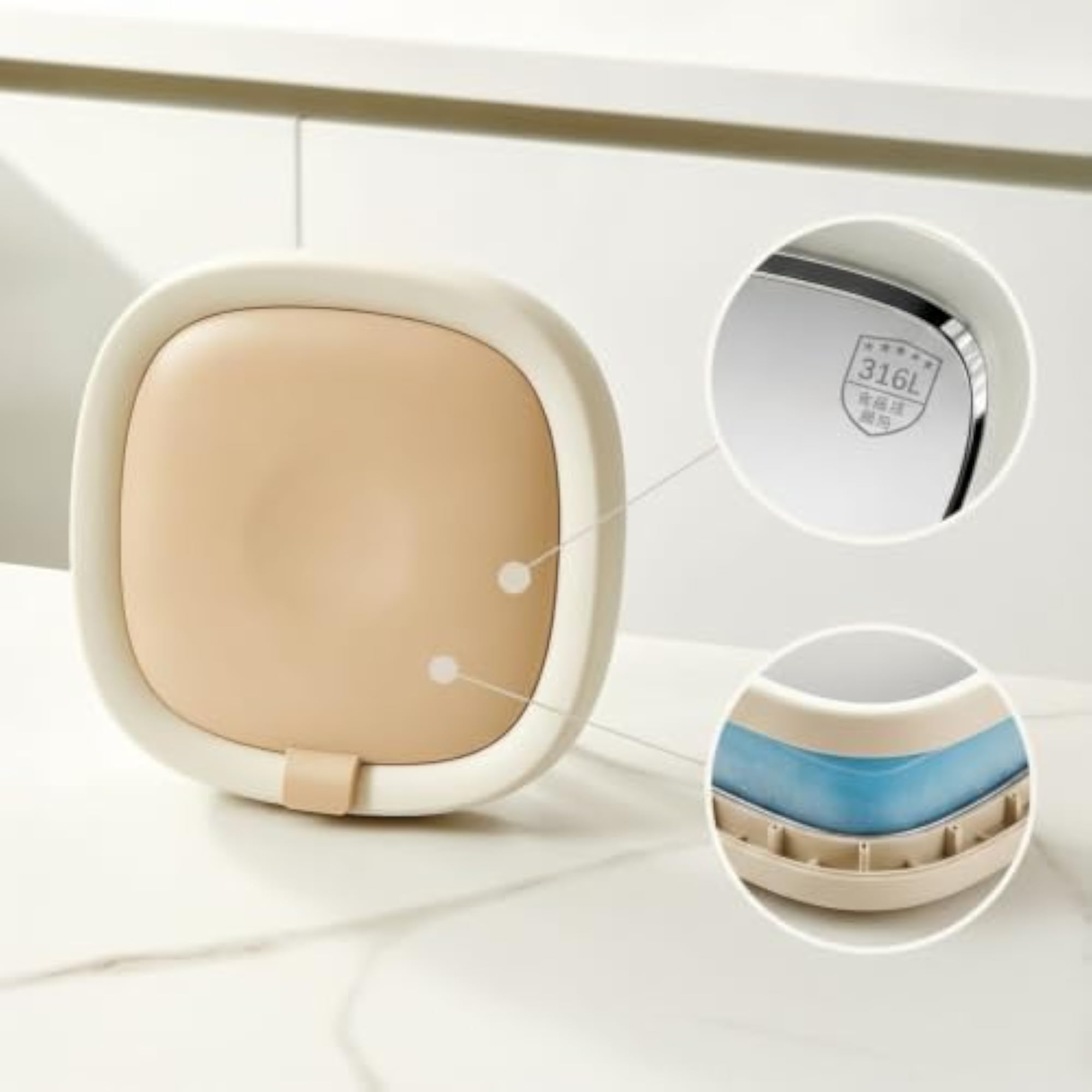 Non-Electric Ice-Frying Tray for Quick-Freezing Yogurt-Making, Food-Grade